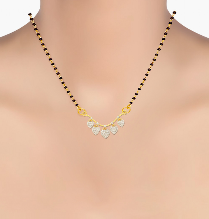 The Hanging Hearts Mangalsutra